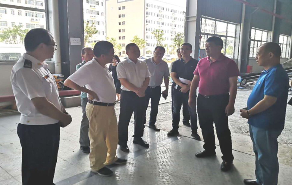 福清市常务副市长一行辅导 莅临4008云顶集团新资料科技工业园调研领导